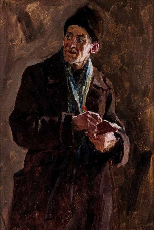 "Painting. Figure" by M. A. Kostin