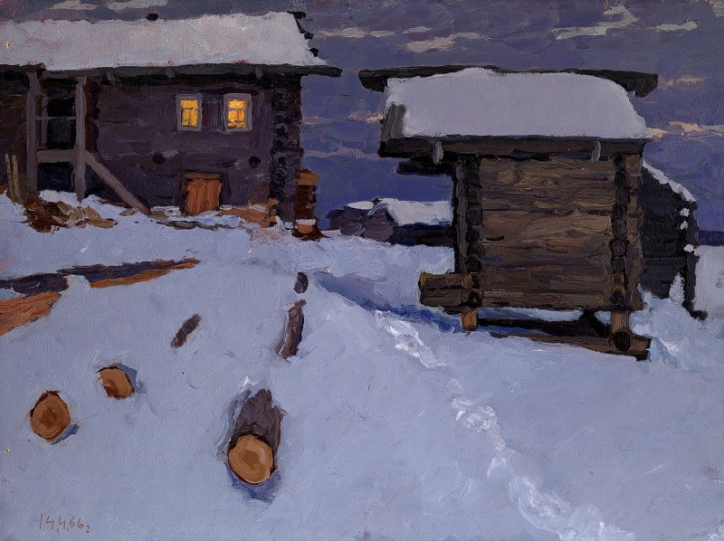"Painting. Rural" by Vladimir Fedorovich Stozharov