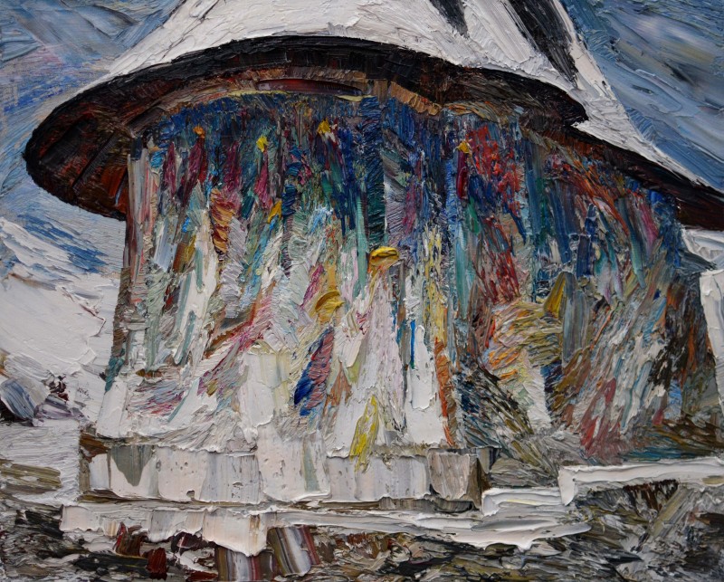"Painting. Pleinair. Pleinair romania" by Vlada Cibuc, oil on canvas