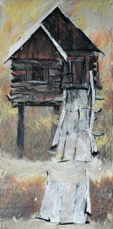 "Studiu. Căsuță din muzeu" by Veaceslav Uzun, 2015