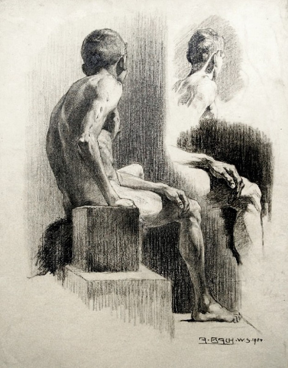 "Drawing. Nude" by Andreas Bach