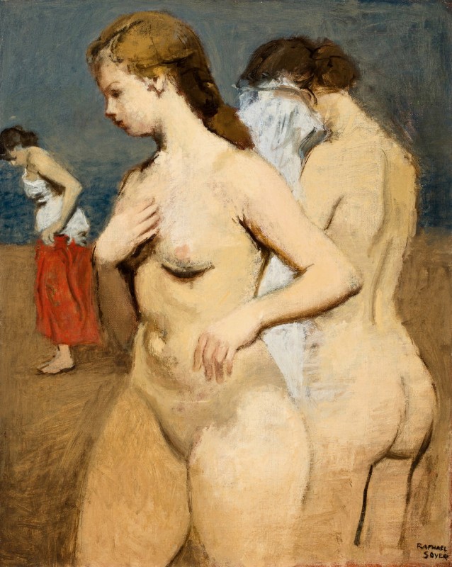 "Живопись. Обнаженка" by Raphael Soyer