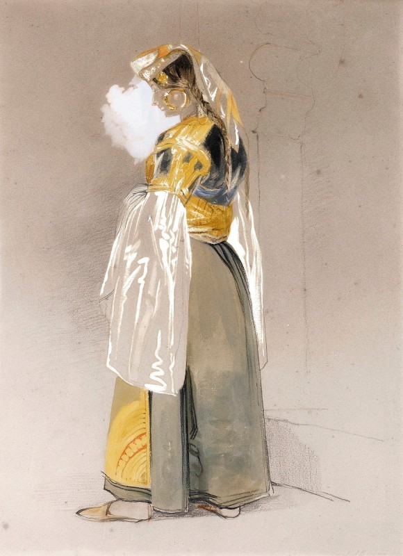 "Drawing. Figure" by John Frederick Lewis