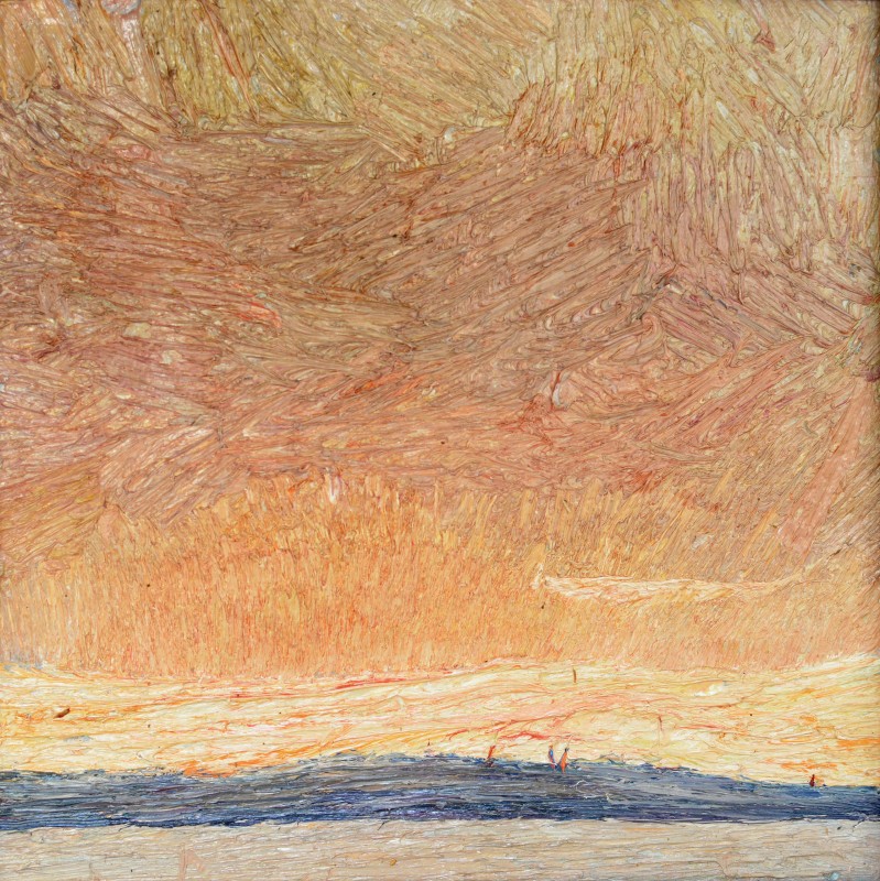 "Motiv" by Alexandra Clapatiuc, 2009, 320x320mm, ulei pe pânză