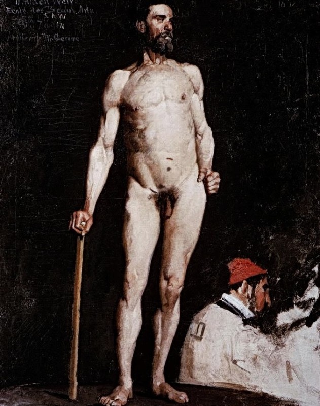"Compoziție. Nud" by Albert Edelfelt