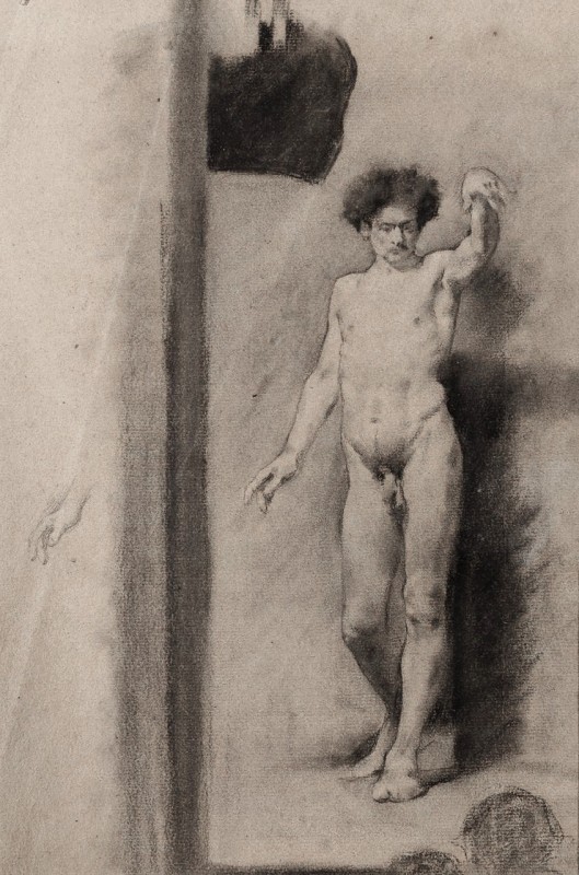 "Drawing. Nude" by José Villegas Cordero
