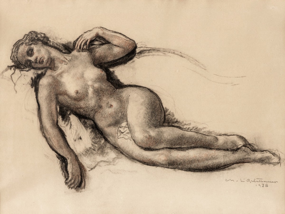 "Drawing. Nude" by Charles L'Éplattenier