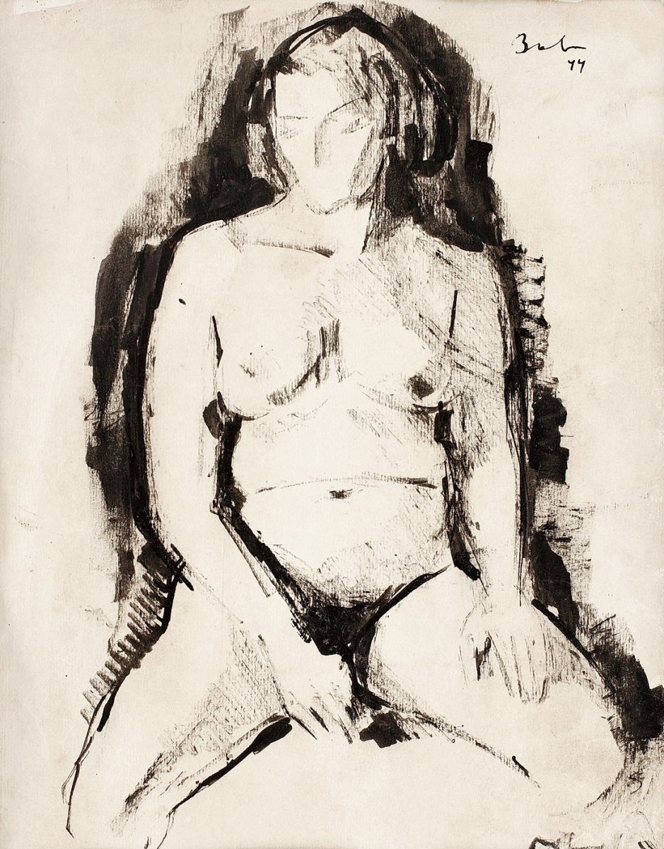 "Рисунок. Обнаженка" by Cорнелиу Баба