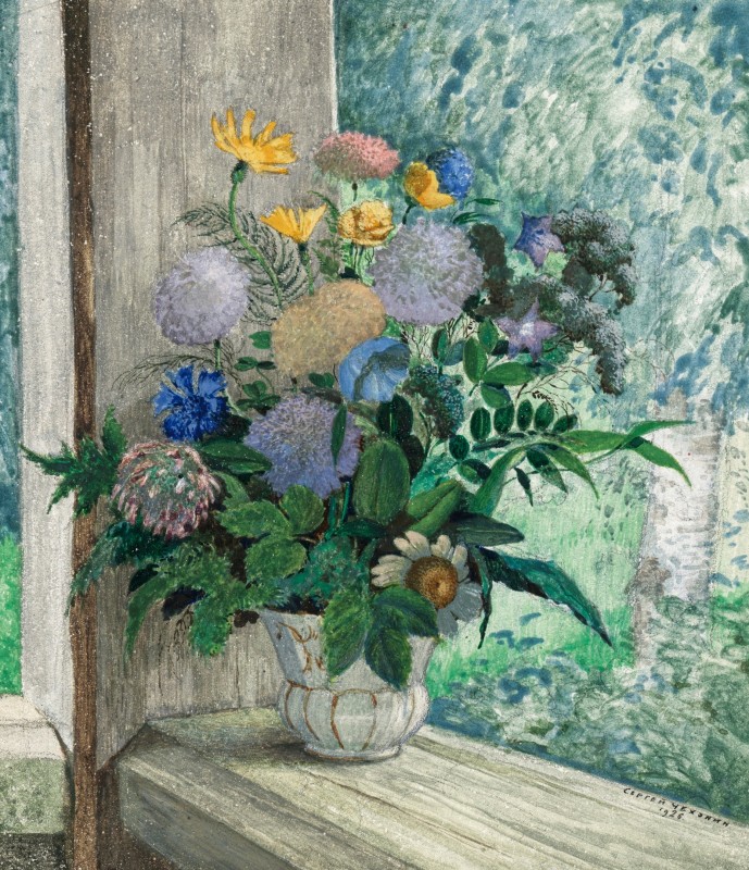 "Pictură. Flori" by Chekhonin Sergey Vasilievich