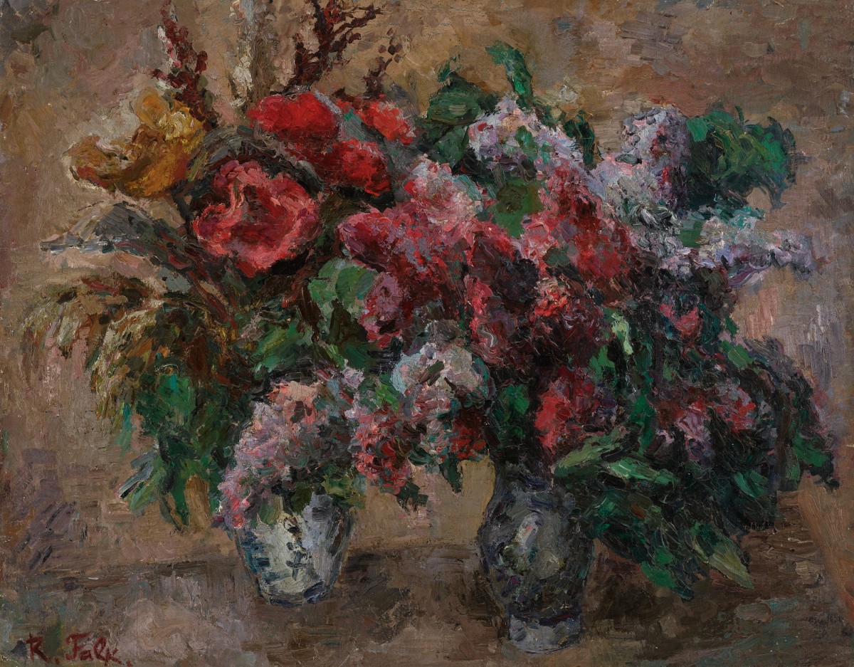 "Painting. Flowers" by Robert Falk