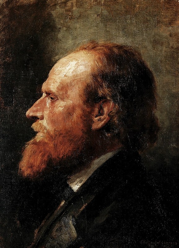 "Painting. Portrait" by Friedrich Eckenfelder