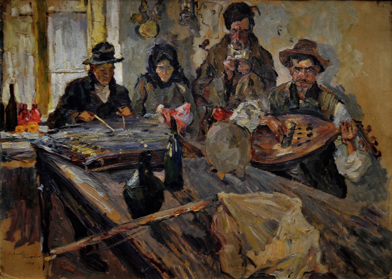 "Composition. People" by Rudolf Schweitzer-Cumpăna