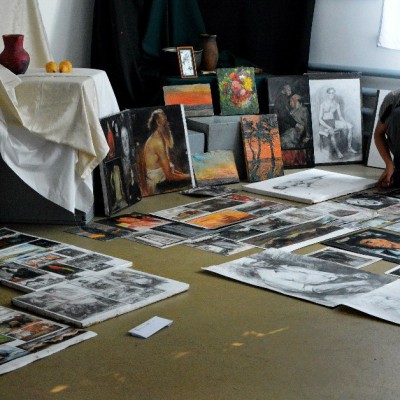 Vizionări în Liceul Academic de Arte Plastice „Igor Vieru” / Copii de pe opere. 5 septembrie 2016