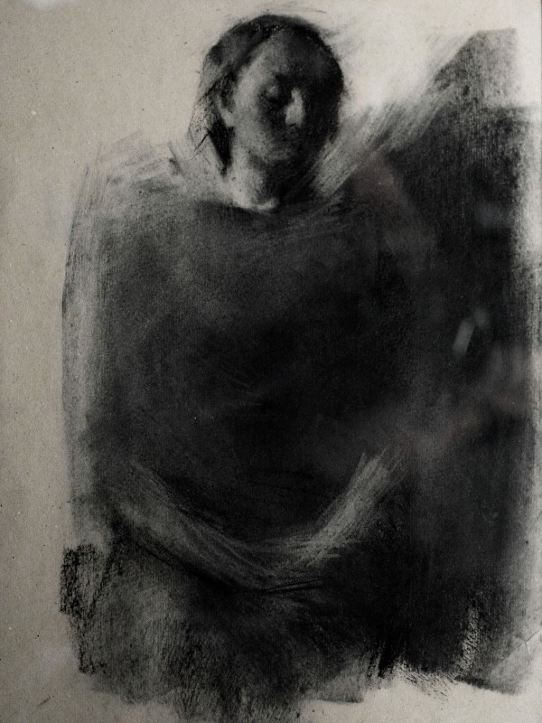 "Зарисовки. Полу-фигура" by Ион Голубей, 2016