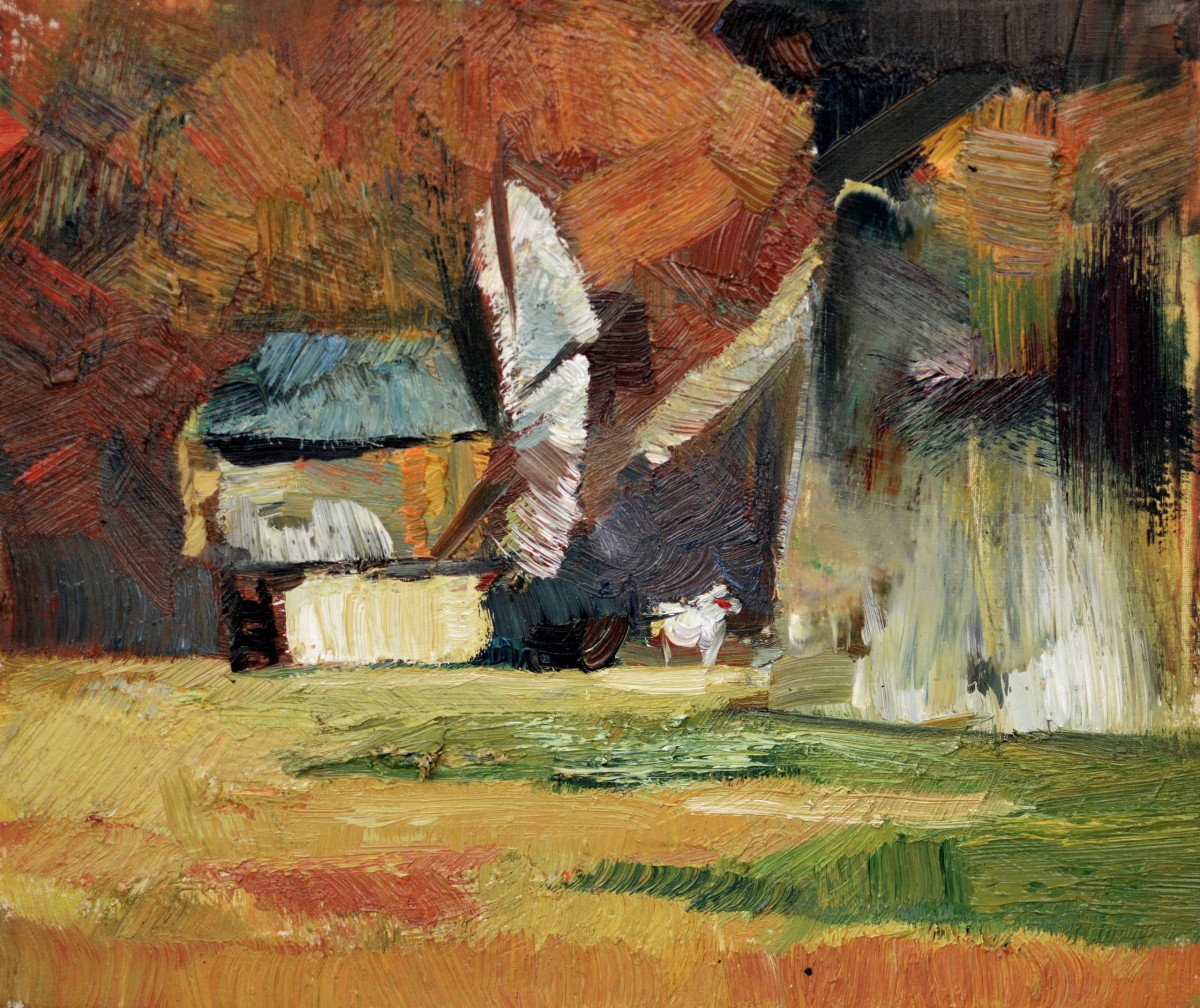 "Pictură. Pleinair. Pleinair România" by Sanda Ceban, ulei pe pânză