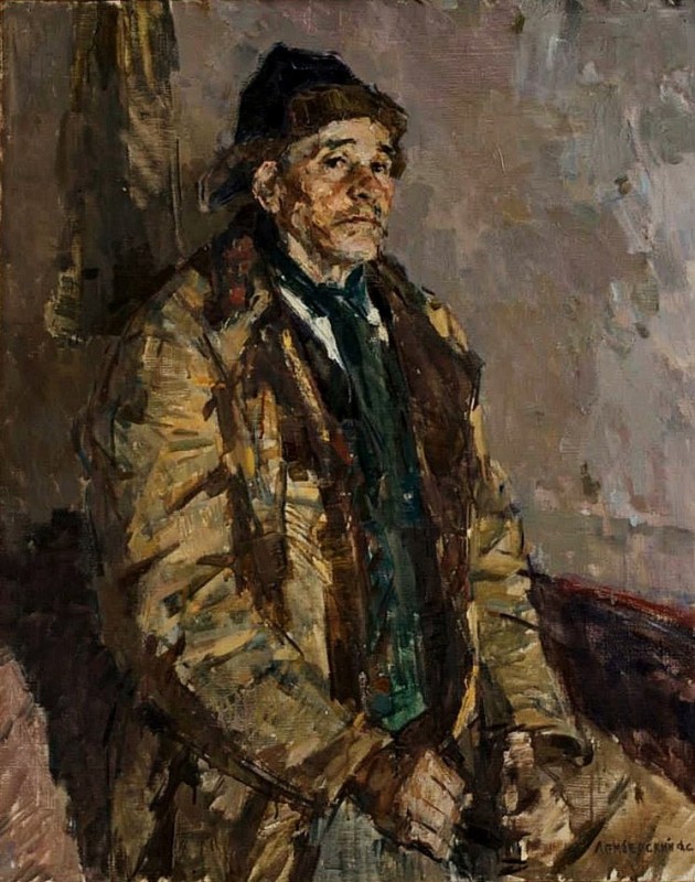 "Pictură. Figură / semifigură" by Felix (Falik) Samuilovich Lemberskiy