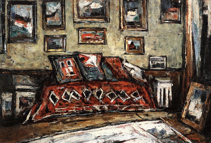 "Composition" by Gheorghe Petrașcu