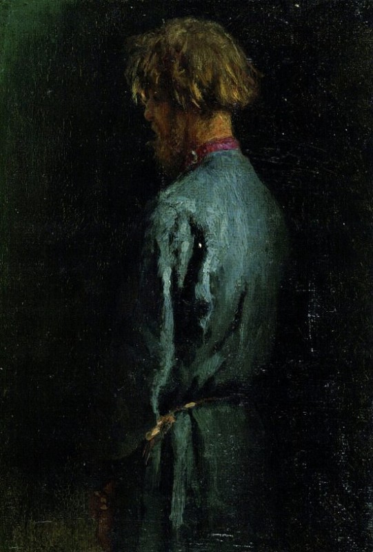 "Painting. Figure" by Ilya Efimovich Repin, oil on canvas