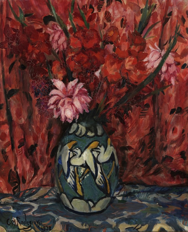 "Pictură. Flori" by Georges Rochegrosse