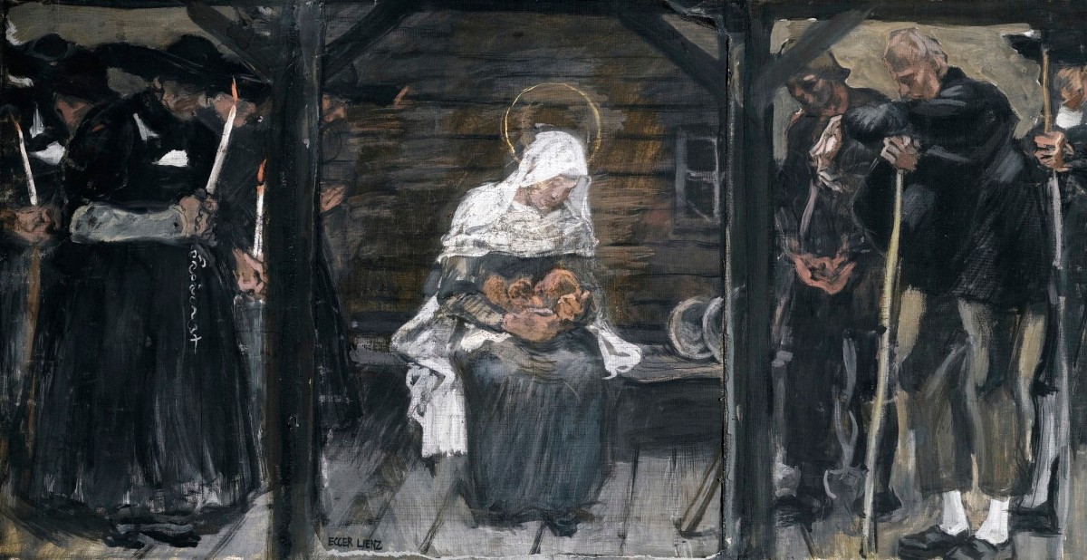"Desen. Figură / semifigură" by Albin Egger-Lienz