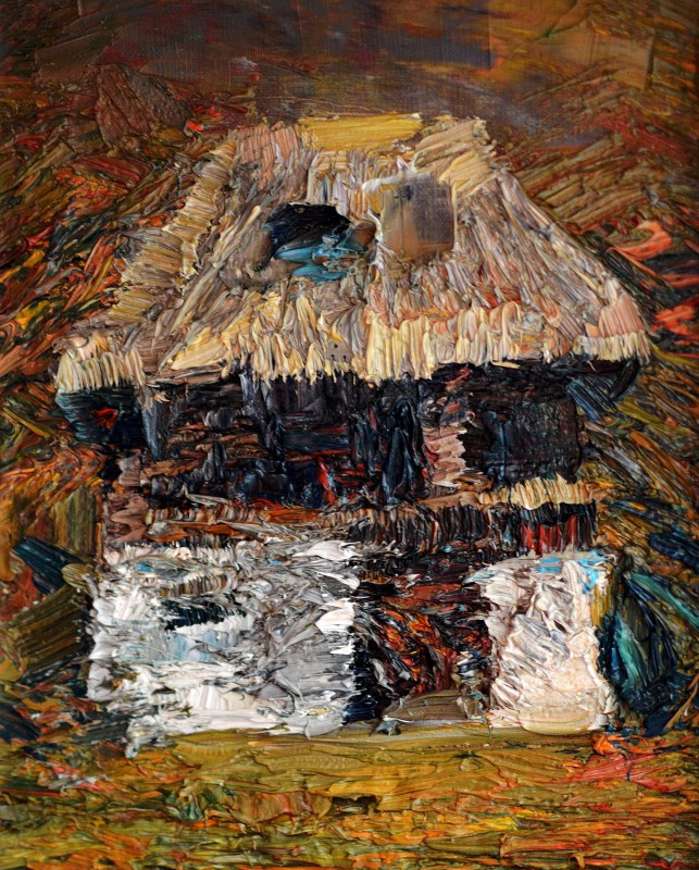 "Motiv. Sibiu ASTRA" by Иоан Постиcэ, 2015, 300x250mm, масло / холст