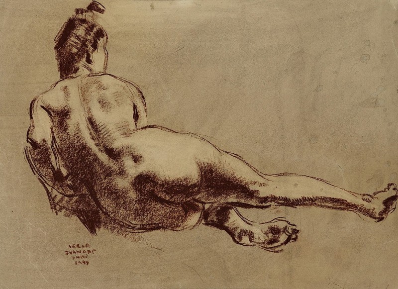 "Drawing. Nude" by Serge Petrovitch Ivanoff