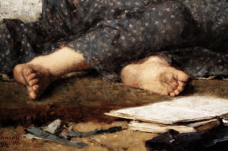 "Живопись. Гипс, голова, руки и ноги" by Алексеи Алексеевич Харламофф (Кхарламов)