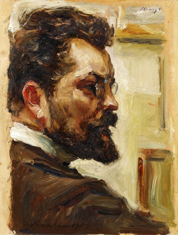 "Pictură. Portret" by Max Slevogt