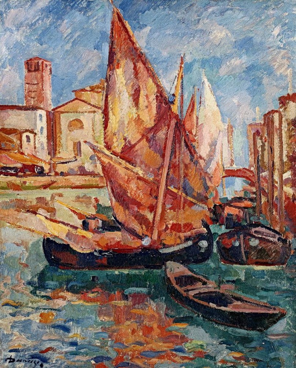 "Compoziție" by Nicolae Dărăscu