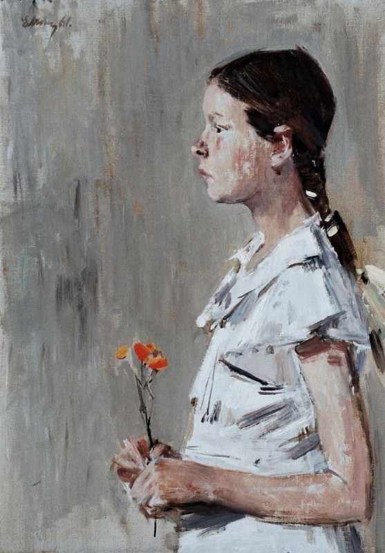 "Painting. Figure" by Evsey Evseevich Moiseenko