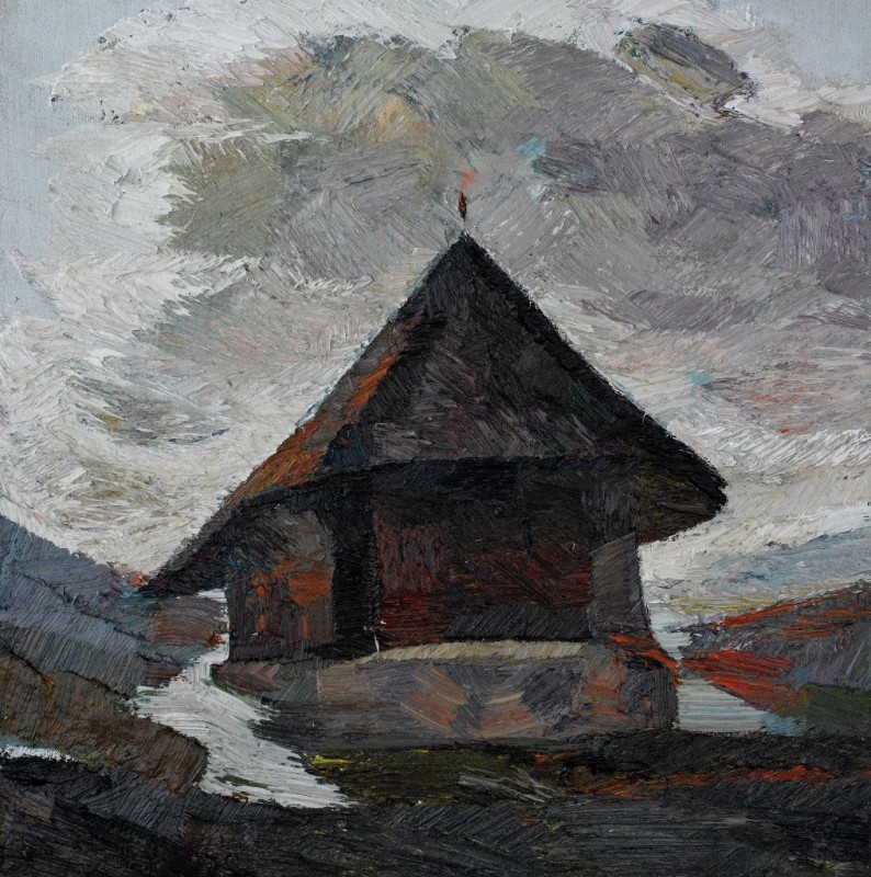 "Painting. Pleinair. Pleinair romania" by Oxana Țip, oil on canvas