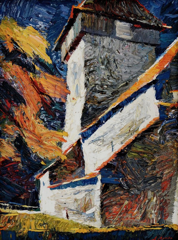 "Этюд" by Анатол Гимпу, 2004, 400x300mm, масло / холст