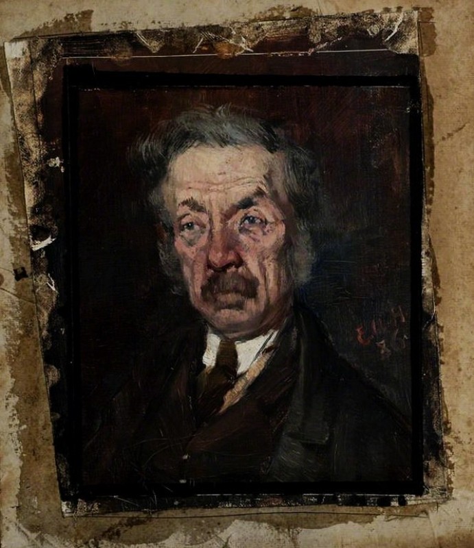 "Painting. Portrait" by Edward Atkinson Hornel