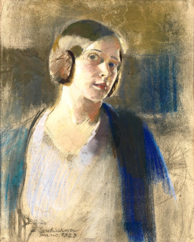 "Painting. Portrait" by Zinaida Serebriakova