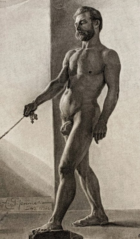 "Drawing. Nude" by Wladysław Szerner