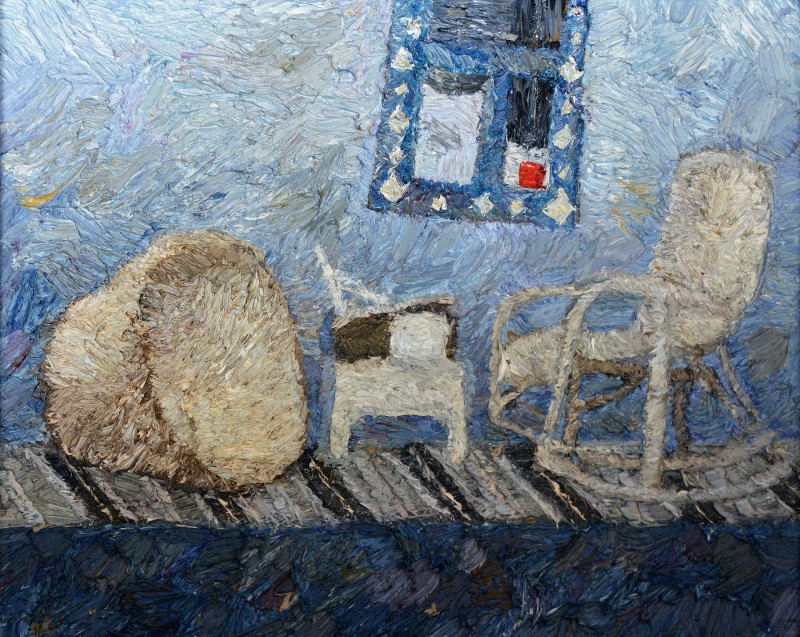 "Motiv. Butuceni" by Alexandra Clapatiuc, 2009, 500x400mm, oil on canvas