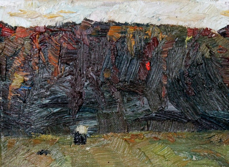 "Pleinair. Pleinair moldova" by Nicolae Casian, oil on canvas