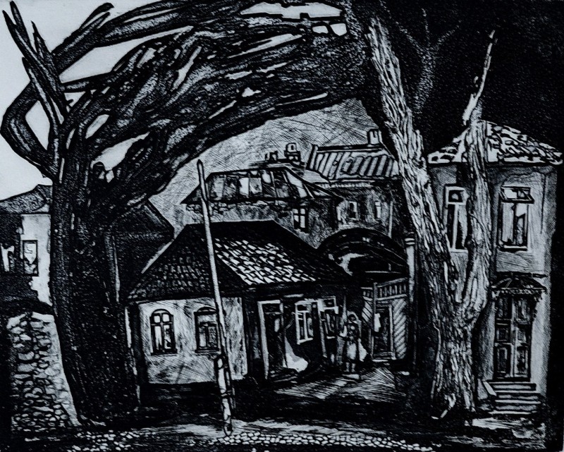 "Старый Кишинёв" by Natalia Coreachina, 1982