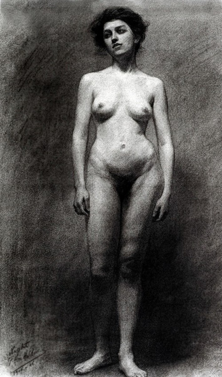 "Рисунок. Обнаженка" by Георге Ховард Хилдер