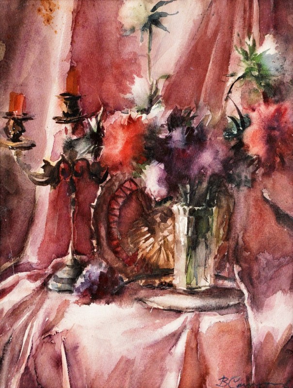 "Still life" by Vladimir Smirnov, watercolor