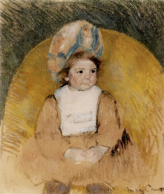 "Pictură. Figură / semifigură" by Mary Cassatt