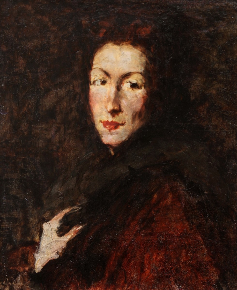 "Painting. Figure" by Eustațiu Stoenescu