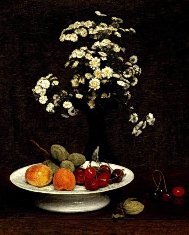"Pictură. Natură statică" by Henri Fantin-Latour