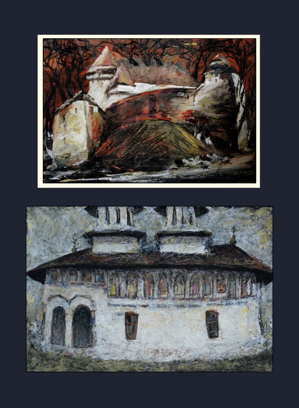 "Drawing. Pleinair. Long term" by Oxana Țip, 250x350mm, 250x400mm, pastel on paper