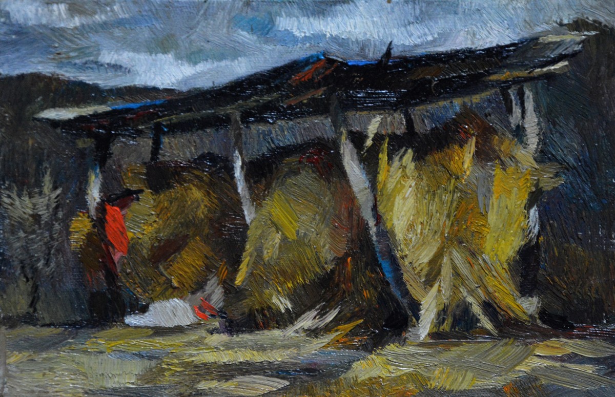 "Painting. Pleinair. Long term" by Cristina Demian, 200x300mm, oil on canvas