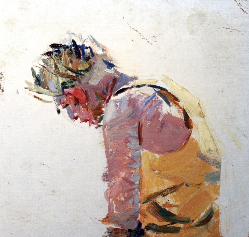 "Pictură. Pleinair. Figură / semifigură" by Gregori Andreevich Shponko