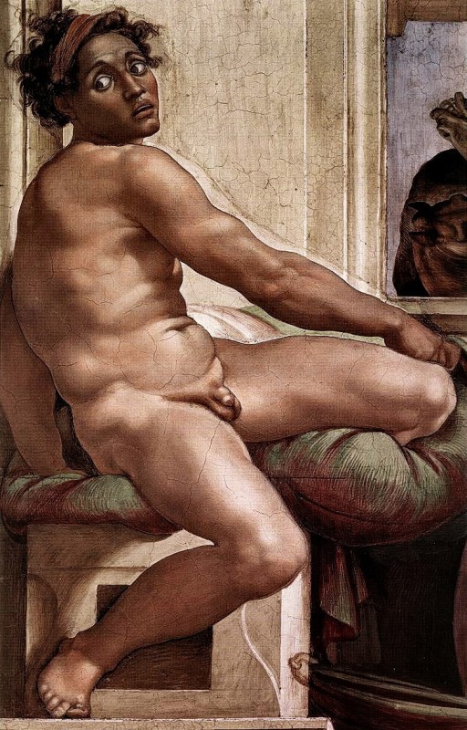 "Painting. Nude" by  Michelangelo