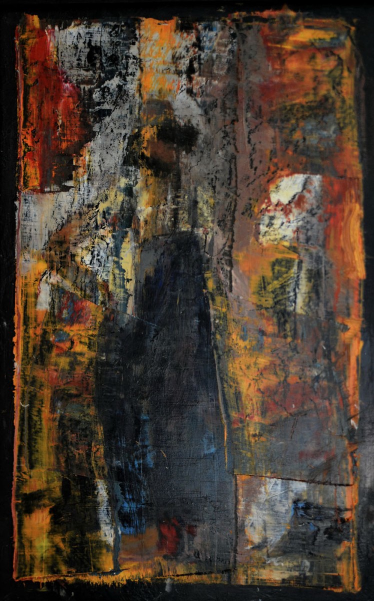"Studiu către diplomă" by Alexandru Untilov, 2014, 300x200mm, oil on canvas