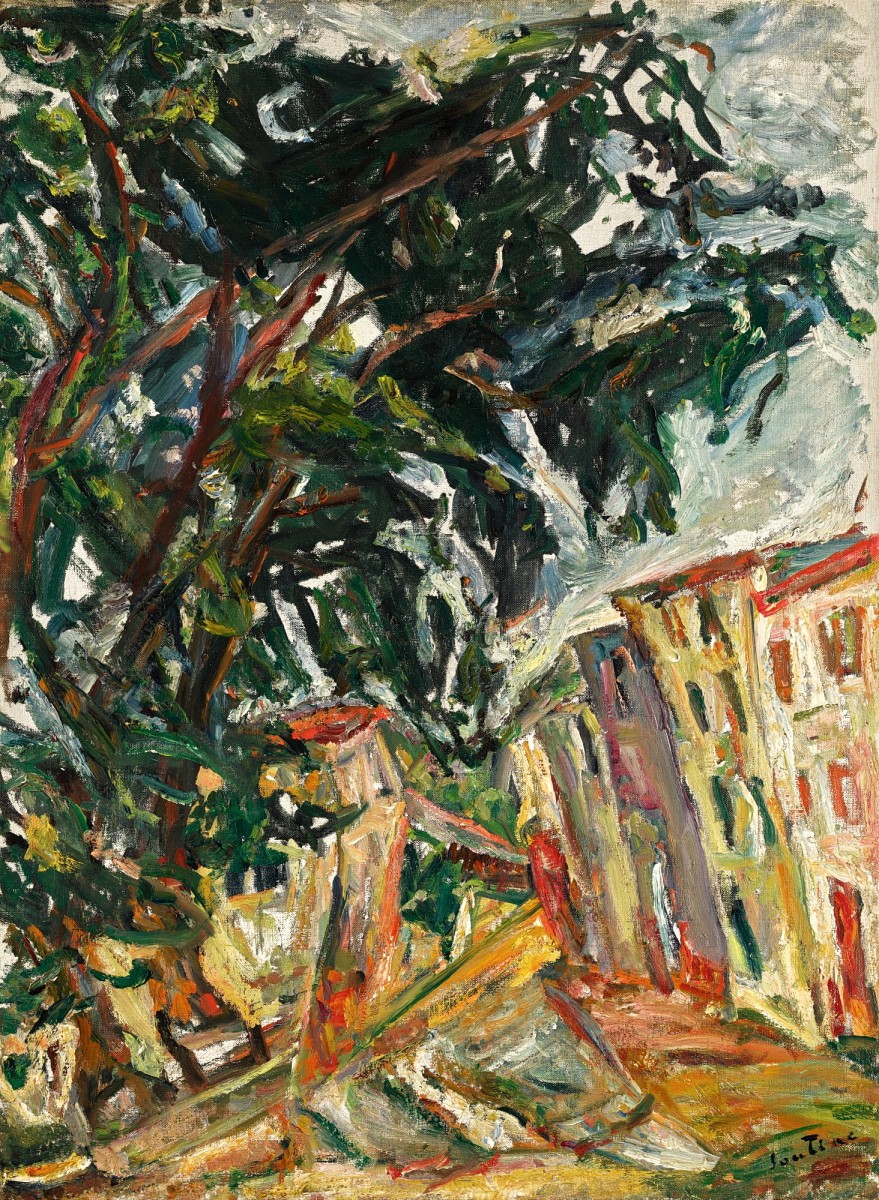 "Painting. Abstract" by Chaim Soutine