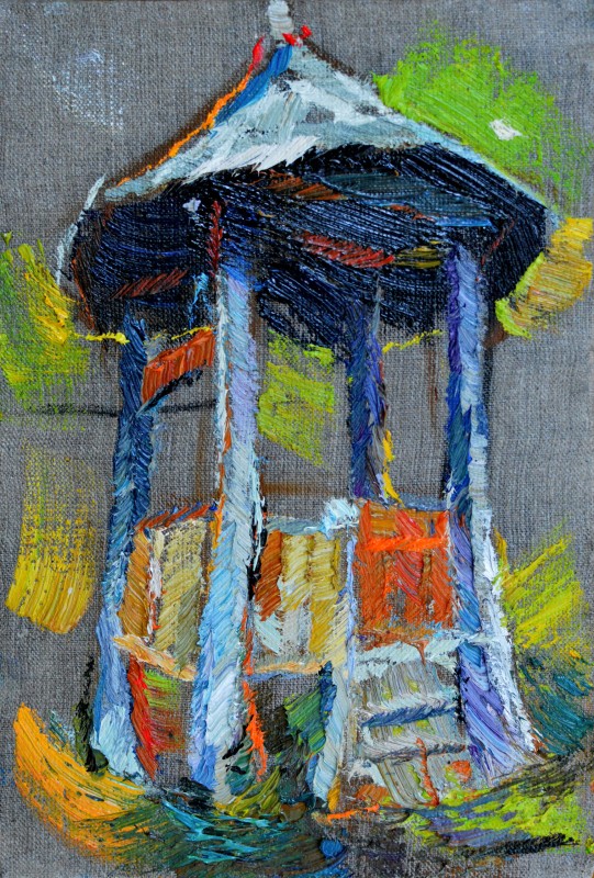 "Painting. Pleinair. Long term" by Mădălina Casian, 300x200mm, oil on canvas
